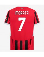 AC Milan Alvaro Morata #7 Hjemmedrakt 2024-25 Korte ermer